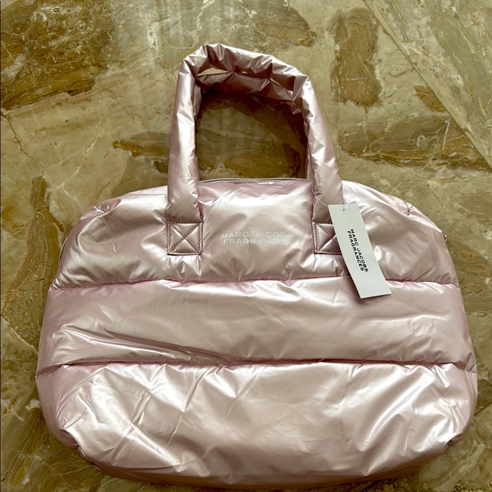 Marc Jacobs Pink Quilted Tote Bag